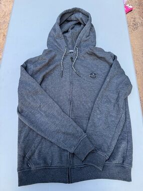 Rip Curl Men’s Charcoal Gray Full-Zip Hoodie